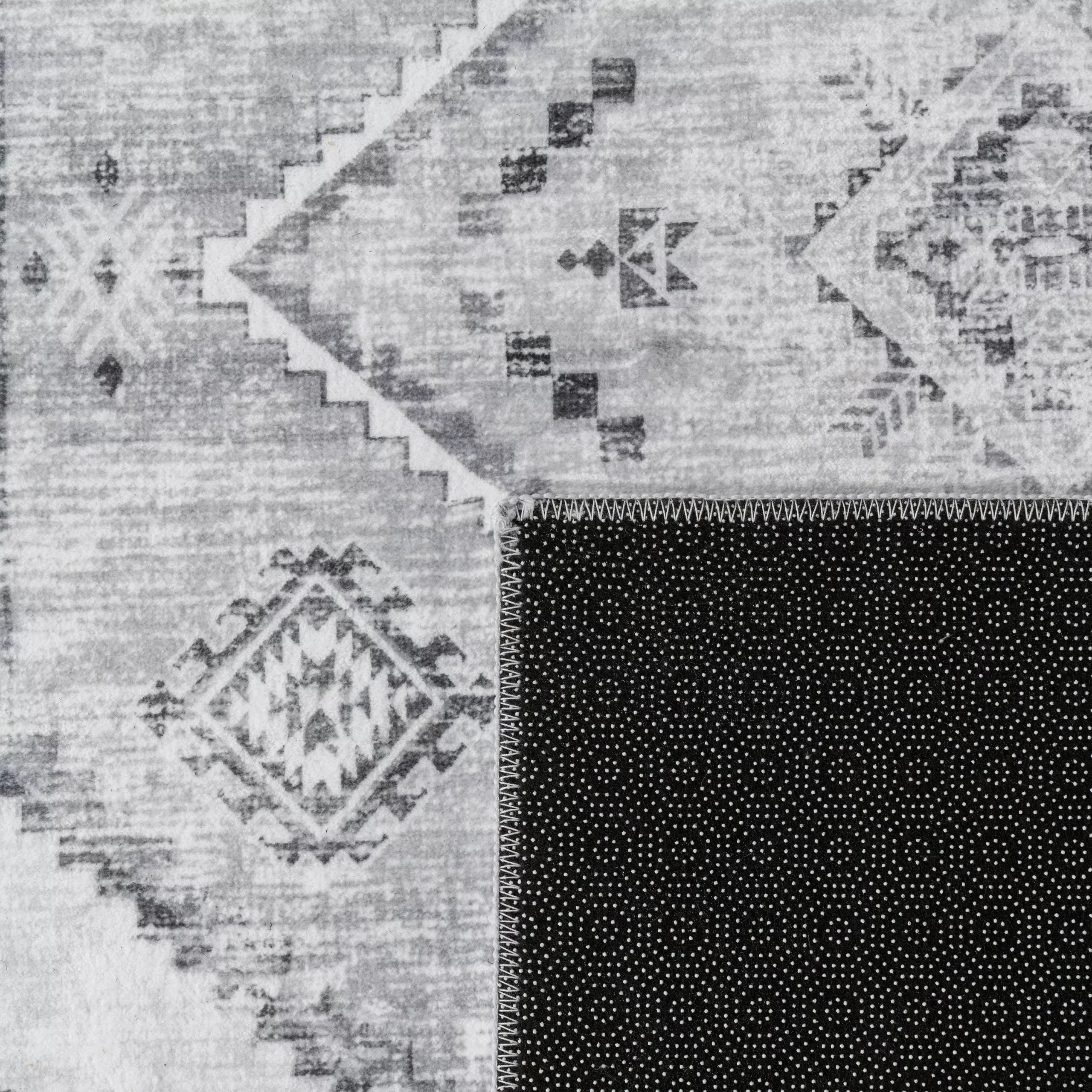 Waschbarer Teppich Cambria Grau 240x340 Cm – Bild 4