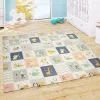 Faltbare Spielmatte Bambino Weiß 180x200 Cm