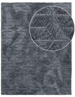 Fellteppich Arnia Anthrazit 120x160 Cm