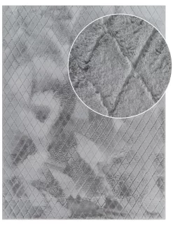 Fellteppich Arnia Grau 200x280 Cm