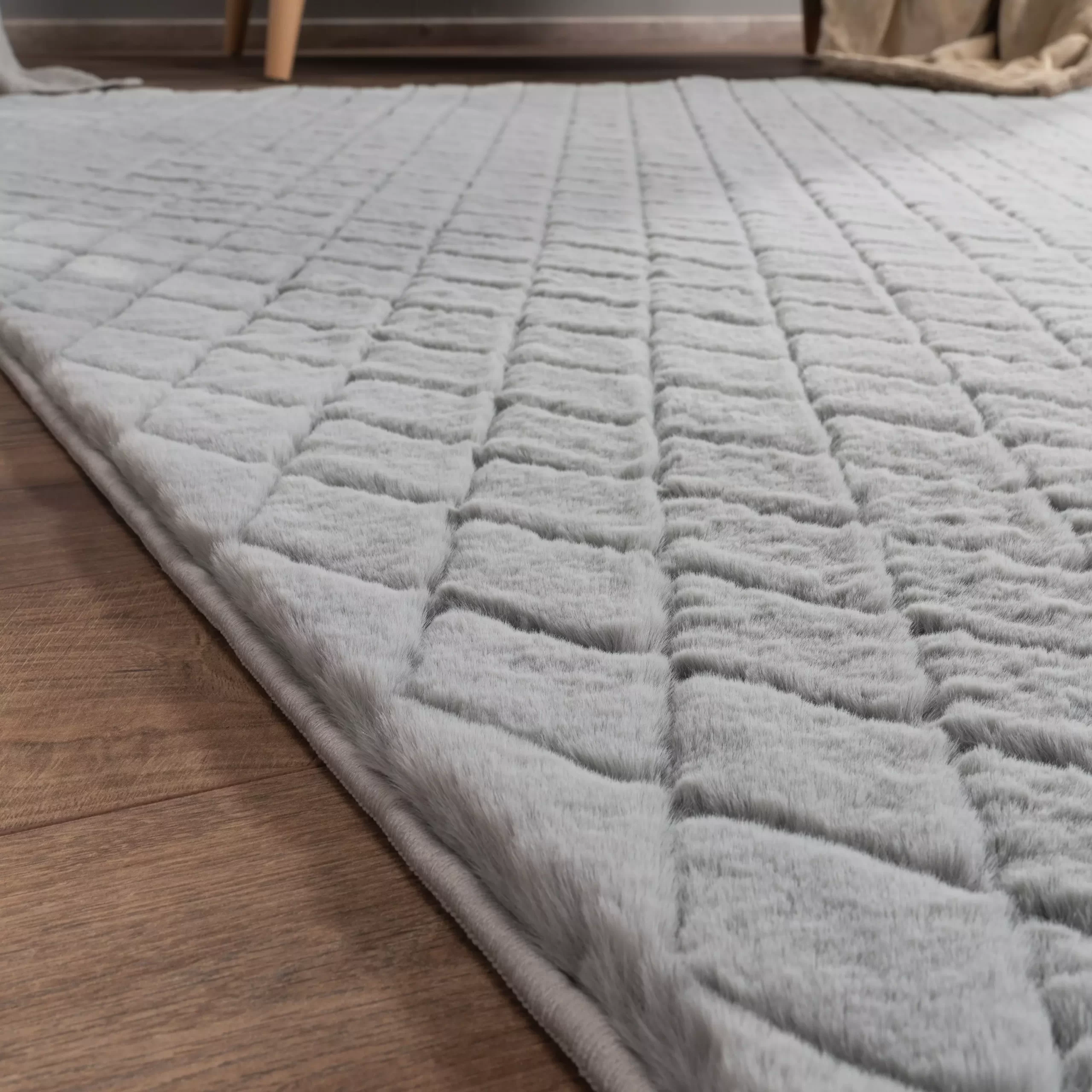 Fellteppich Arnia Grau 200x280 Cm – Bild 2