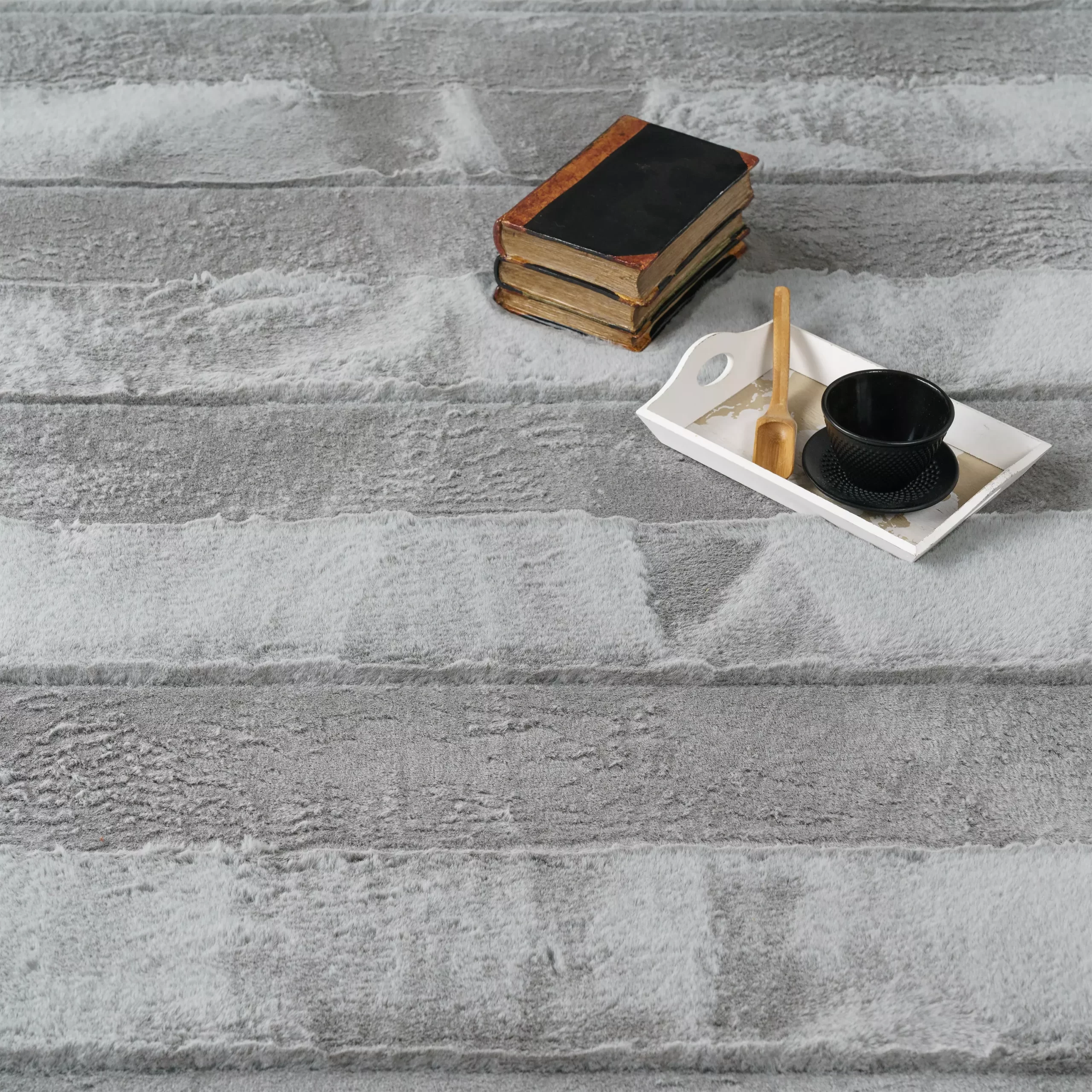 Fellteppich Arnia Grau 60x100 Cm – Bild 5