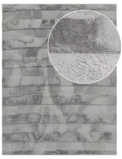 Fellteppich Arnia Grau 60x100 Cm