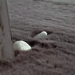 Fellteppich Fluffy Charcoal 80x300 Cm