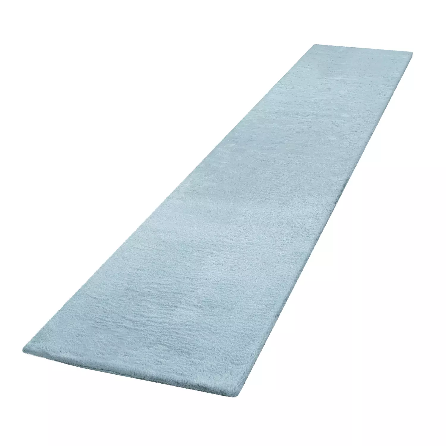 Fellteppich Fluffy Türkis 80x300 Cm – Bild 3