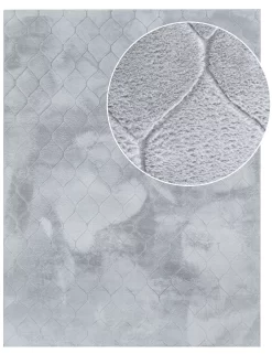 Fellteppich Lelystar Grau 200x280 Cm