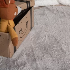 Fellteppich Pelsa Grau 120x160 Cm Fell-Form