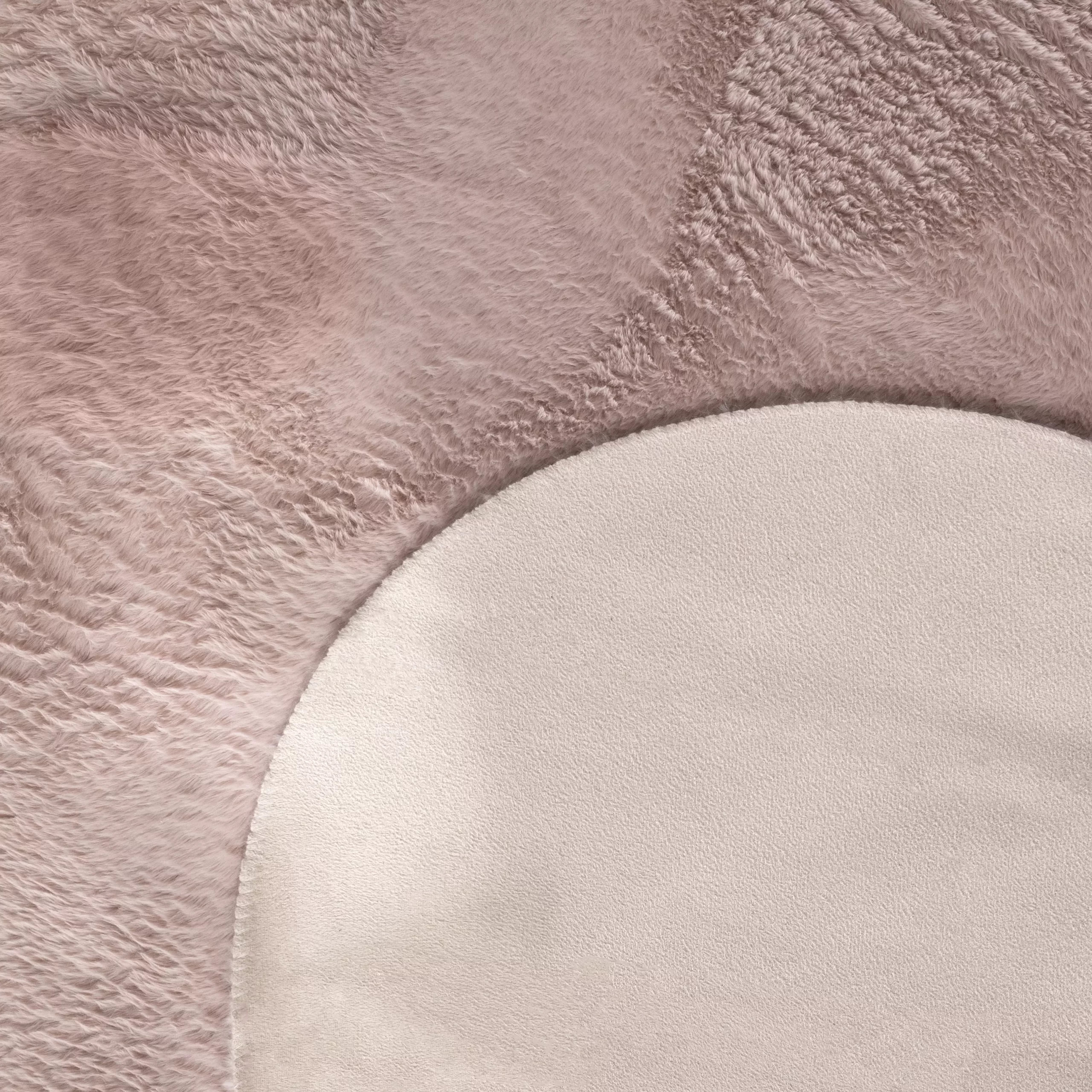 Fellteppich Pelsa Rosa 60x90 Cm Fell-Form – Bild 3