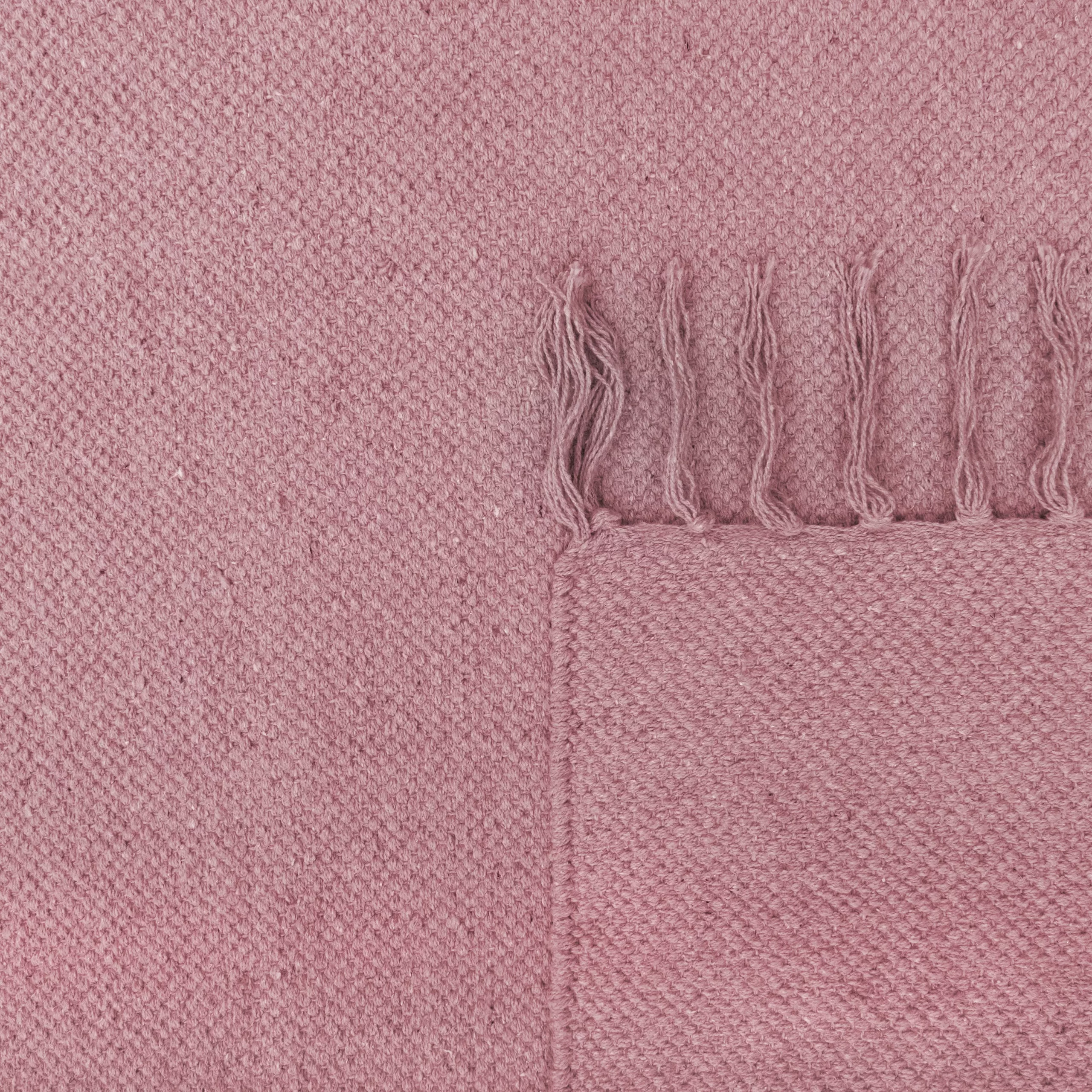 Flachgewebe-Teppich Summer Rosa 80x150 Cm – Bild 5