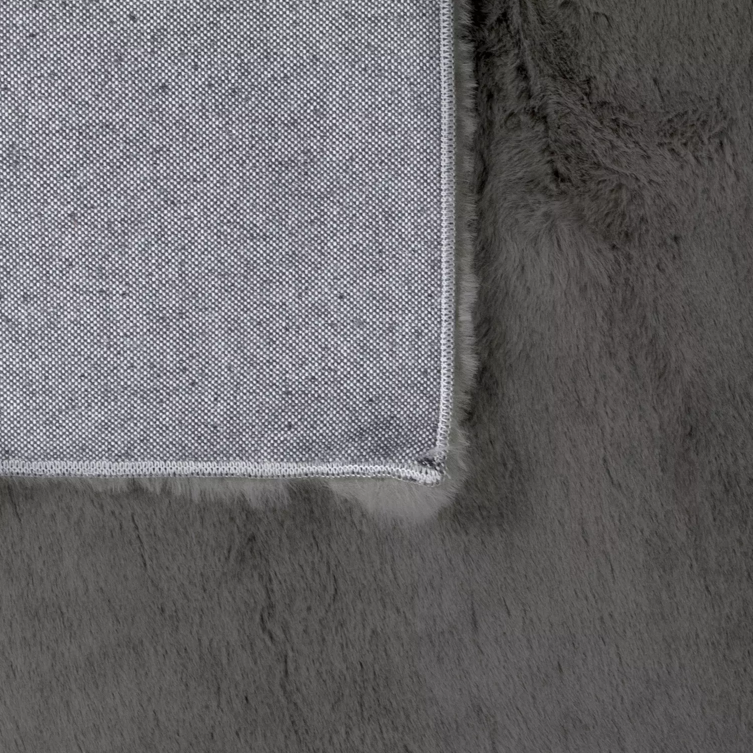 Flauschiger-Teppich Solina Anthrazit 140x200 Cm – Bild 3
