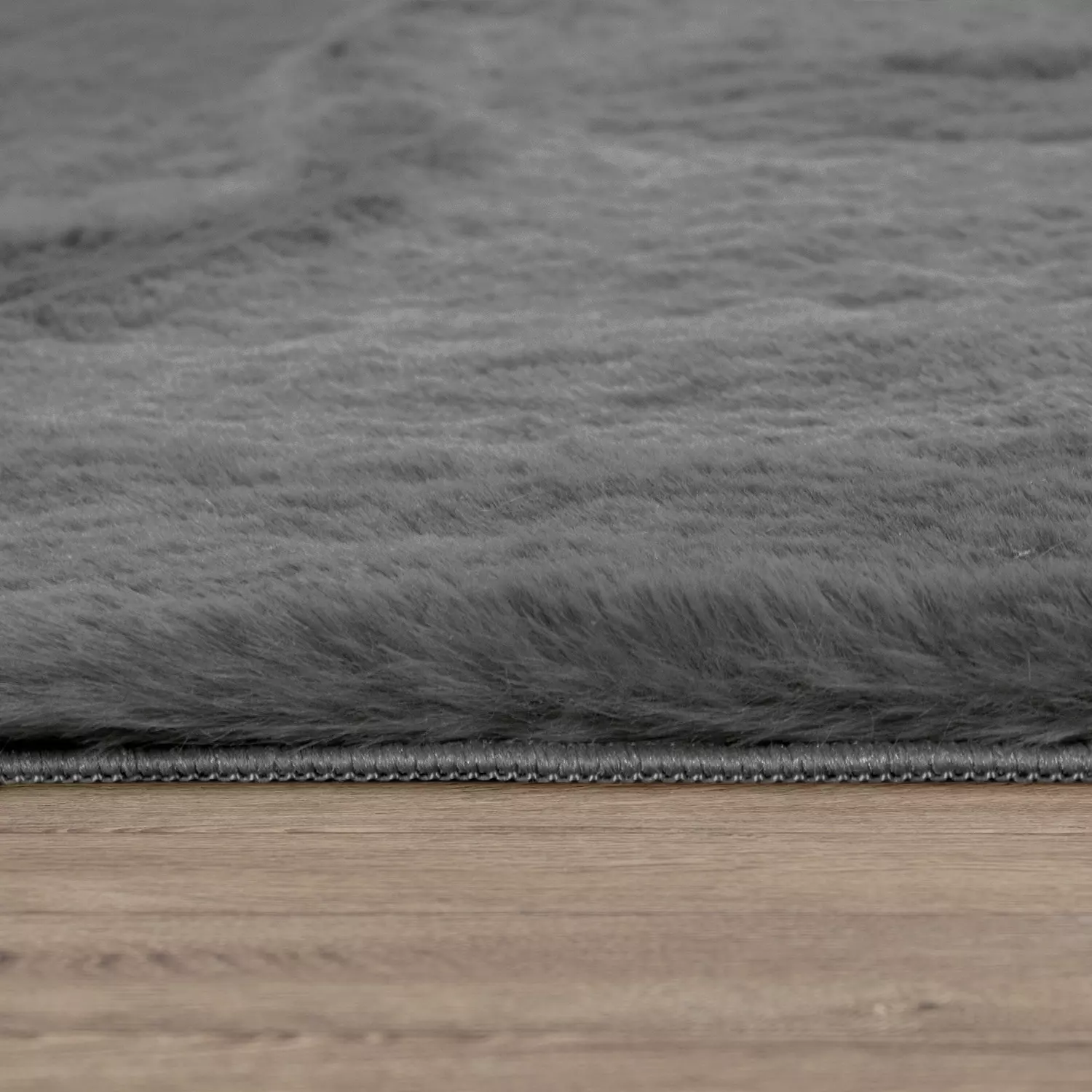 Flauschiger-Teppich Solina Anthrazit 140x200 Cm – Bild 5