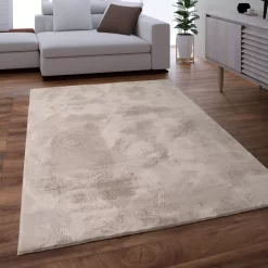 Flauschiger-Teppich Solina Beige 60x90 Cm