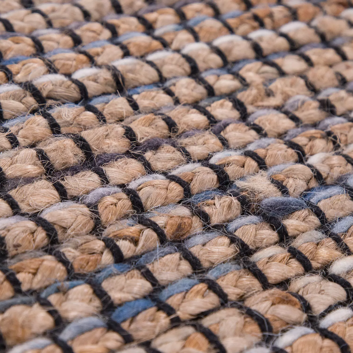 Handwebteppich Orkide Blau 120x170 Cm – Bild 3