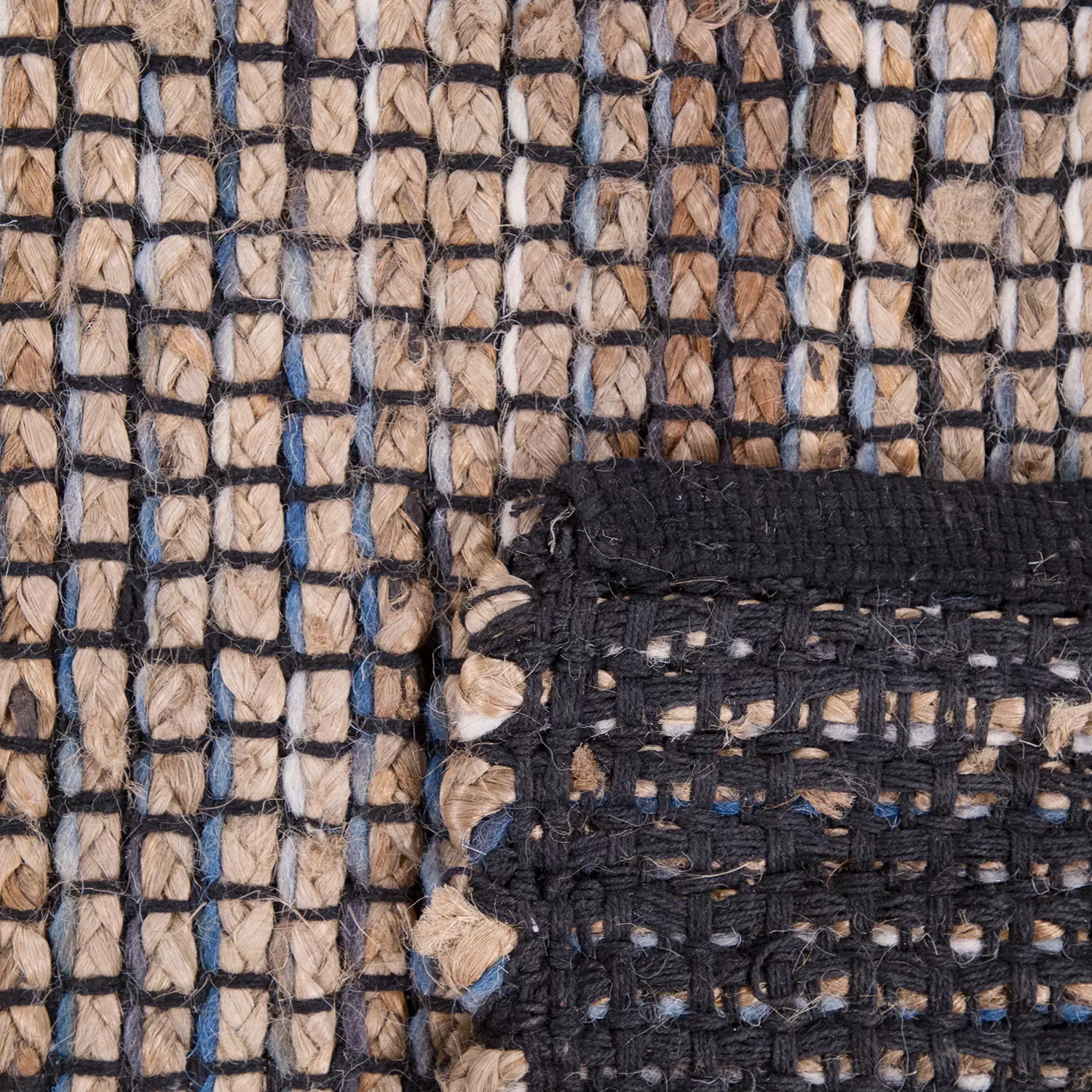 Handwebteppich Orkide Blau 120x170 Cm – Bild 2