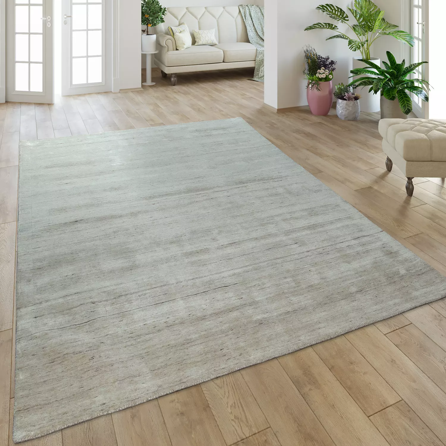Handwebteppich Lotte Beige 120x170 Cm