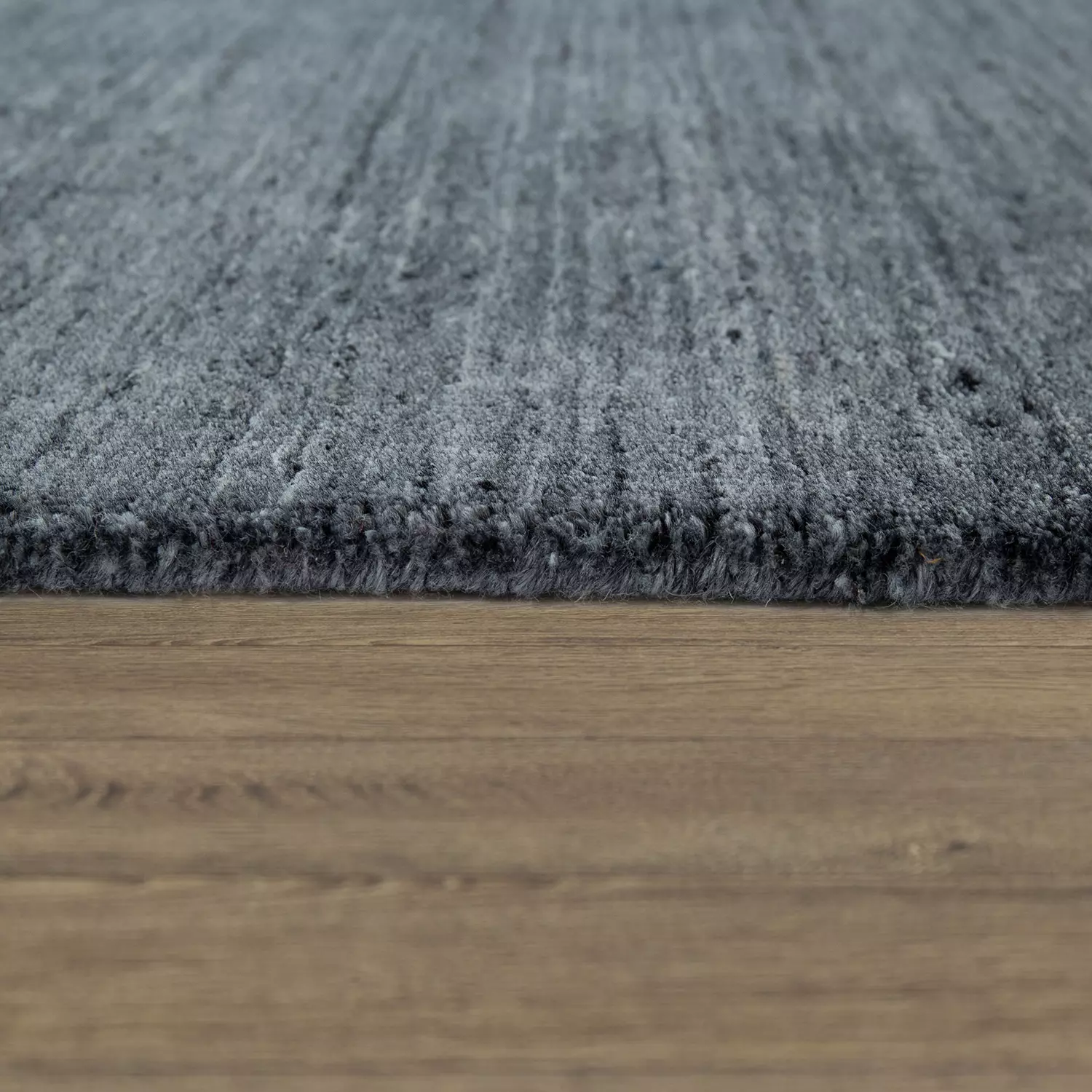 Handwebteppich Lotte Grau 80x150 Cm – Bild 4