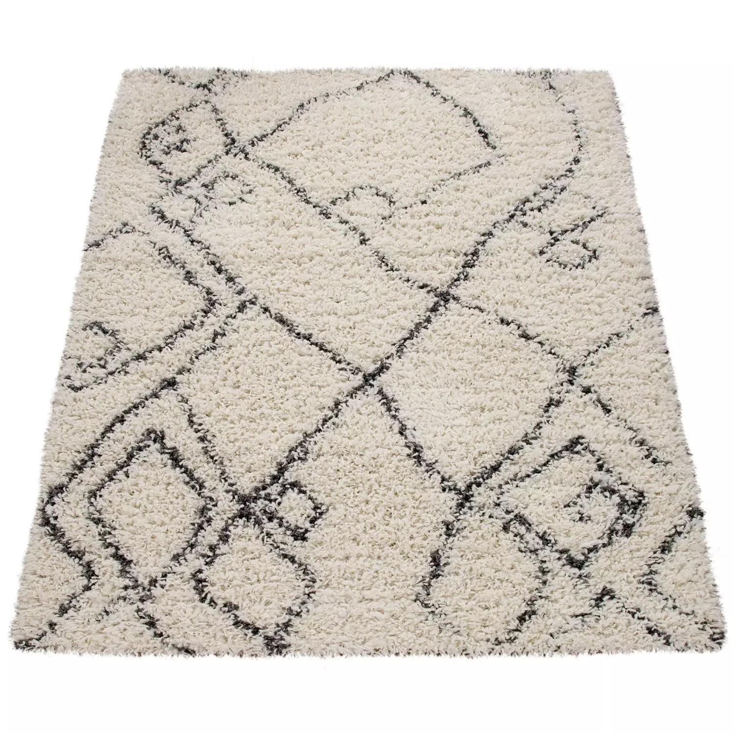 Shaggy-Teppich Kalea Beige 160x220 Cm