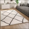 Hochflor-Teppich Mahara Beige 60x90 Cm