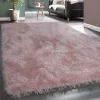 Hochflor-Teppich Glamorous Rosa 60x100 Cm