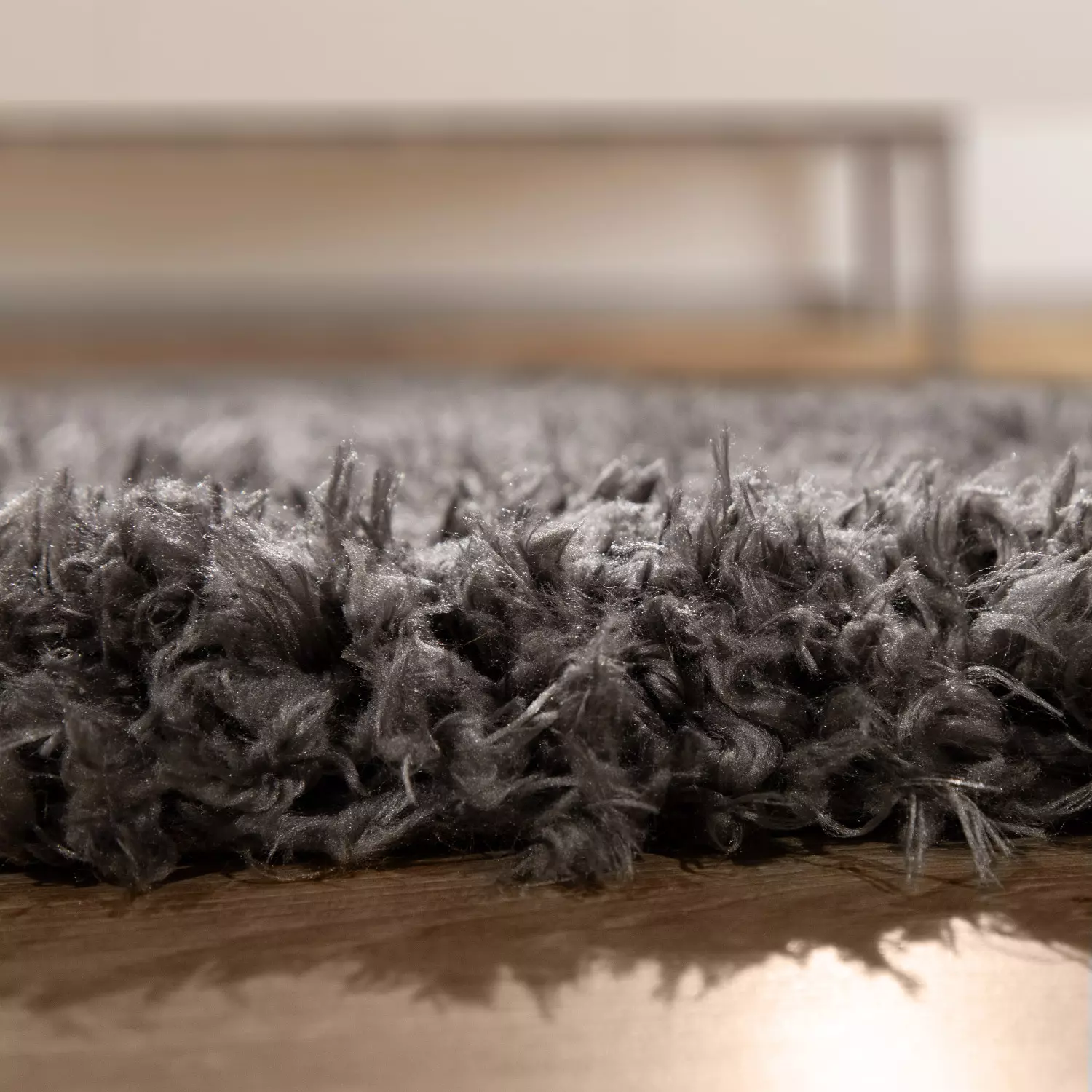 Hochflor-Teppich Milan Anthrazit 200x290 Cm – Bild 3