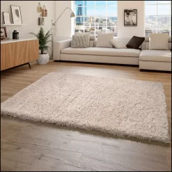 Hochflor-Teppich Milan Beige 240x340 Cm