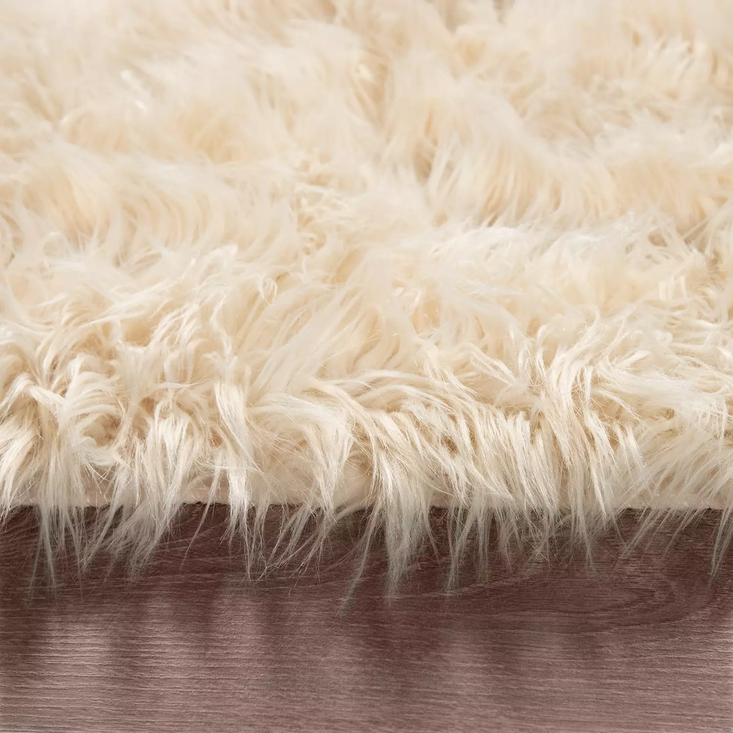 Hochflor-Teppich Playara Creme 60x100 Cm – Bild 4