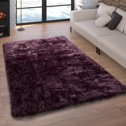 Hochflor-Teppich Playara Lila 60x100 Cm
