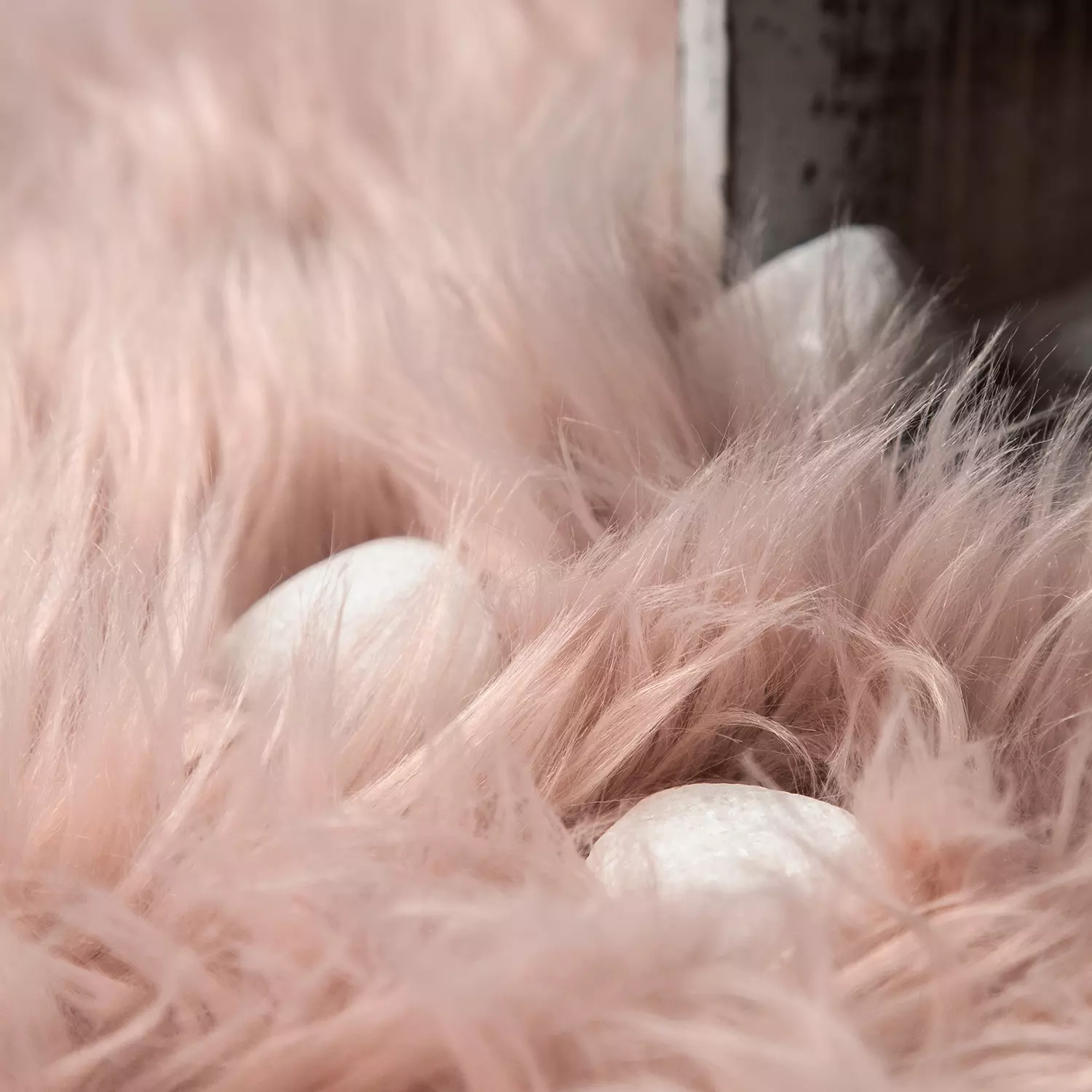 Hochflor-Teppich Playara Rosa 120 Cm Rund – Bild 3