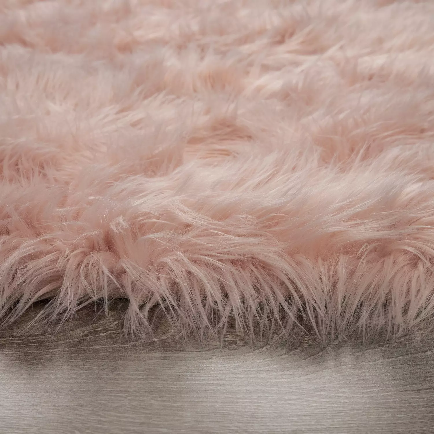 Hochflor-Teppich Playara Rosa 120 Cm Rund – Bild 5