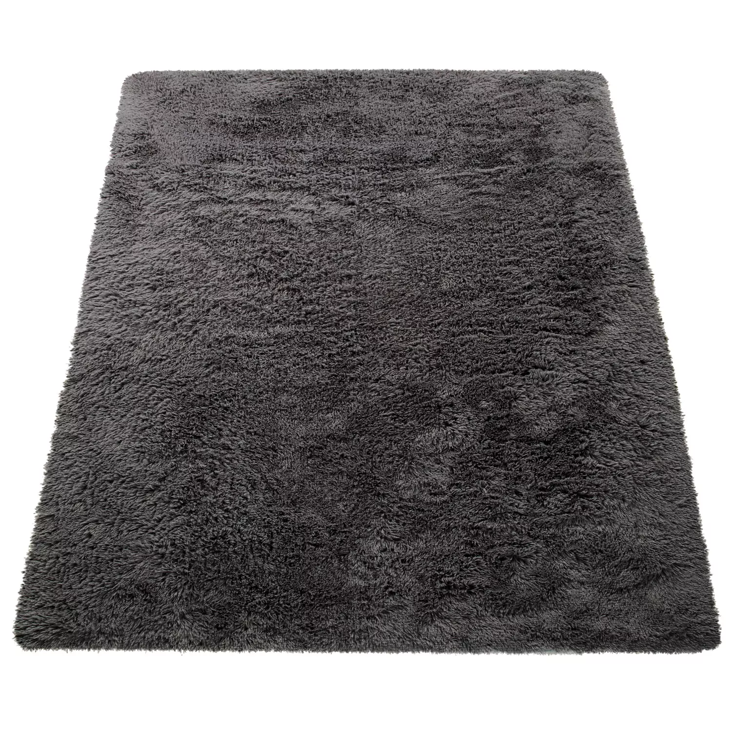 Hochflor-Teppich Silvana Anthrazit 140x200 Cm