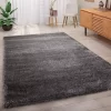 Hochflor-Teppich Tocara Grau 120x170 Cm