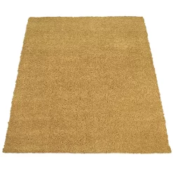 Hochflor-Teppich Trip Gelb 300x400 Cm