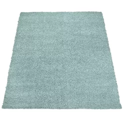 Hochflor-Teppich Trip Türkis 160x220 Cm