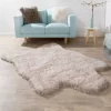 Hochflor-Teppich Zoe Beige 60x100 Cm