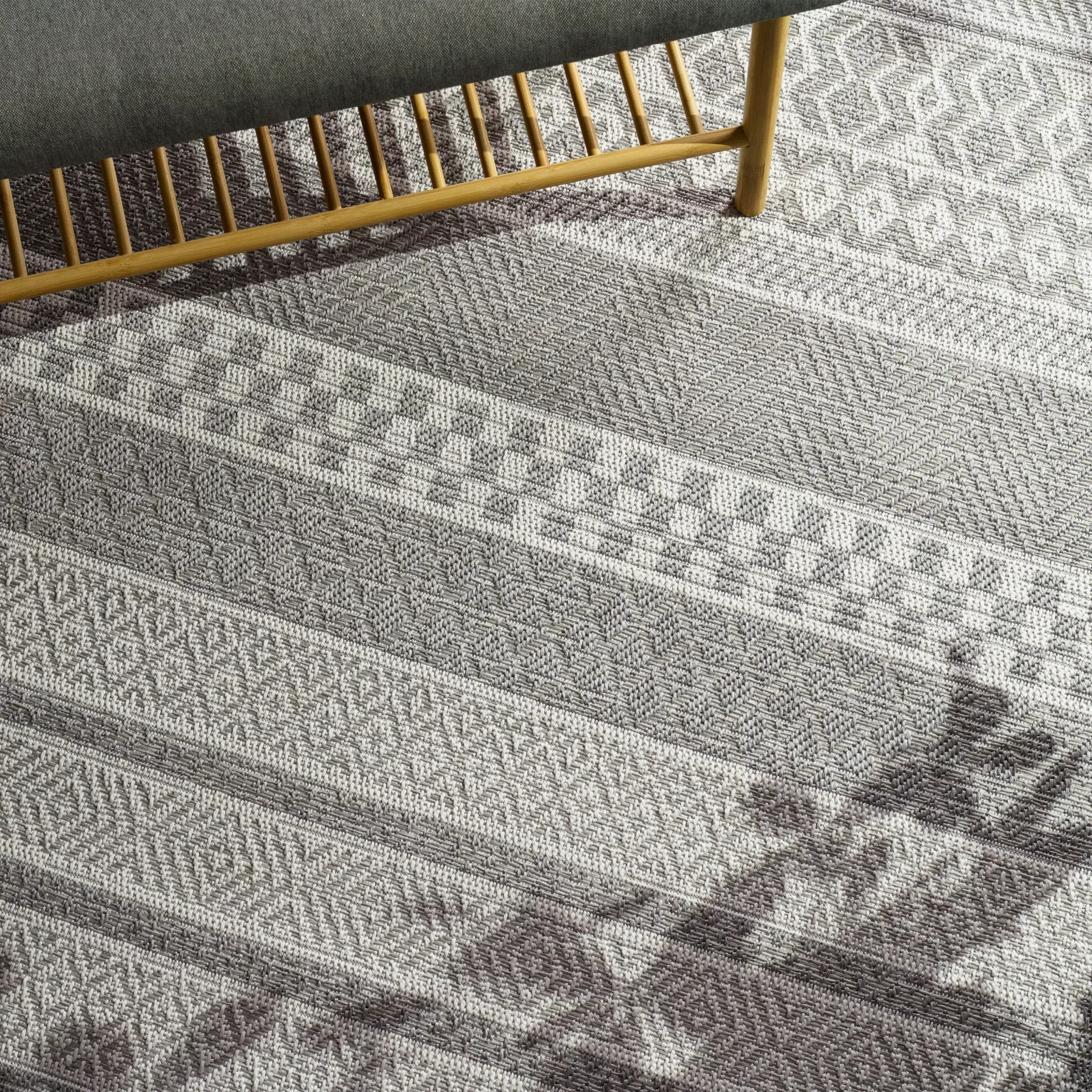 In- & Outdoor-Teppich Verona Weiß 200 Cm Quadrat