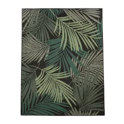 In- & Outdoor-Teppich Ostenza Schwarz 60x100 Cm