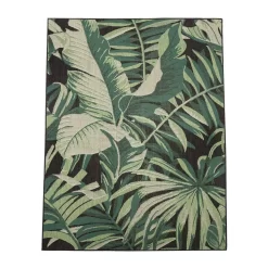 In- & Outdoor-Teppich Ostenza Schwarz 100x200 Cm