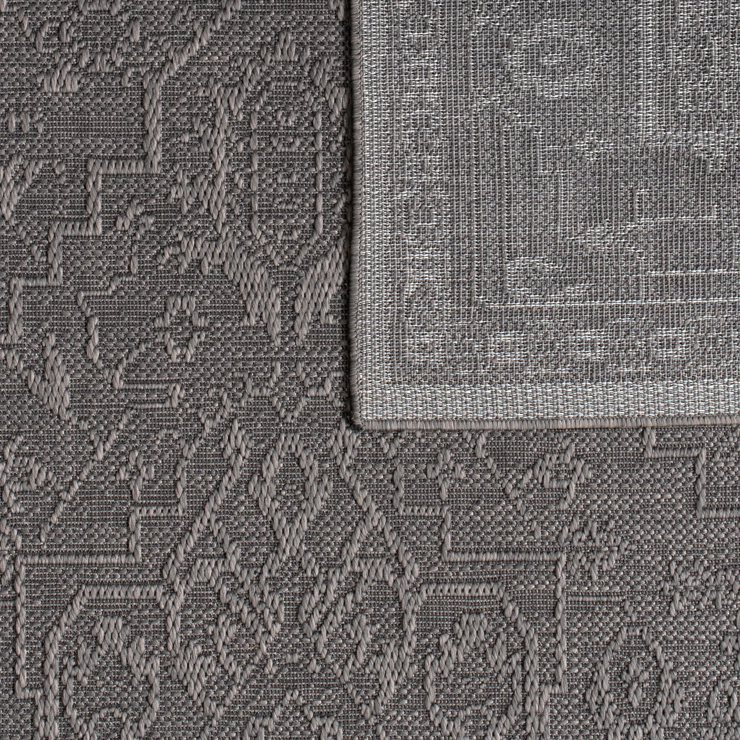 In- & Outdoor-Teppich Rimora Anthrazit 80x150 Cm – Bild 3