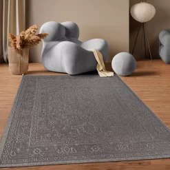 In- & Outdoor-Teppich Rimora Anthrazit 80x150 Cm