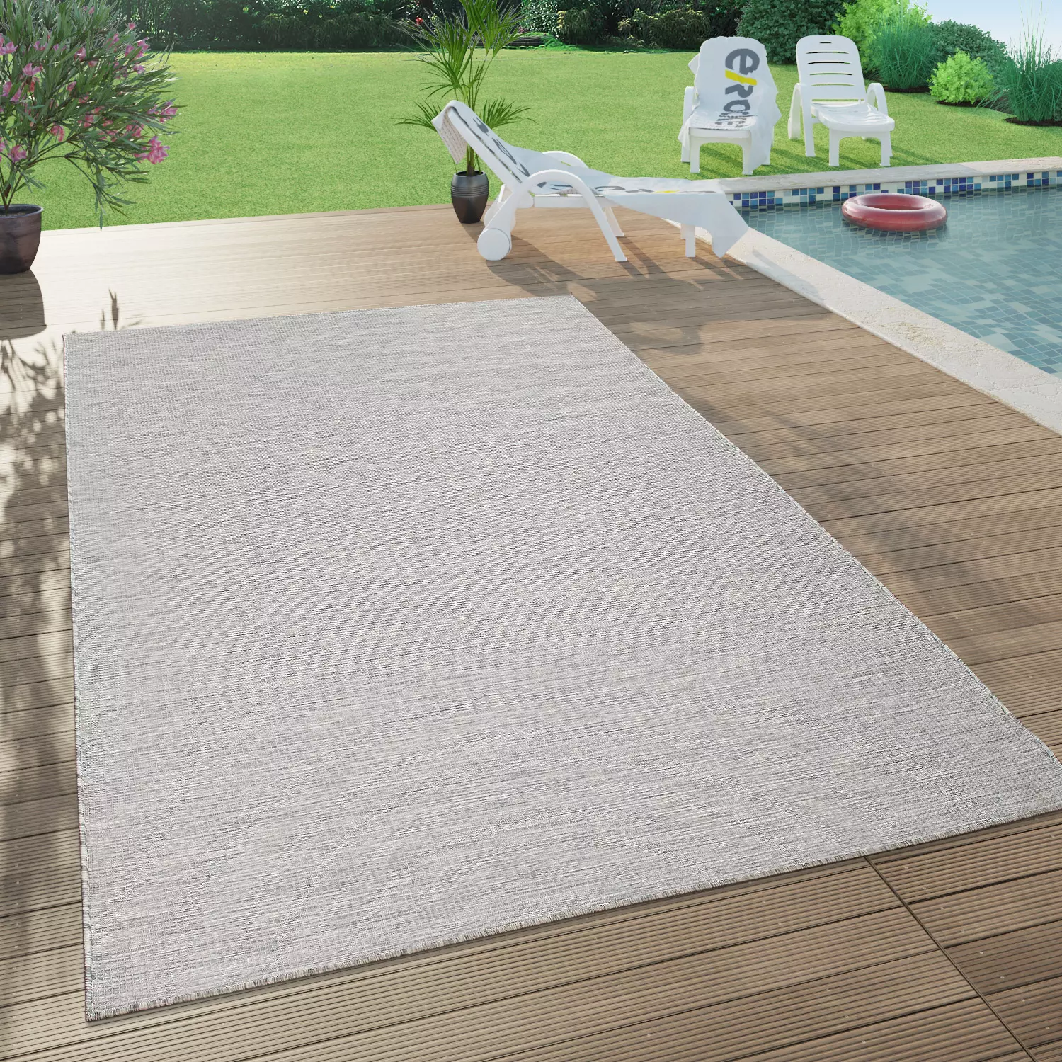 In- & Outdoor-Teppich Sonia Taupe 200x280 Cm
