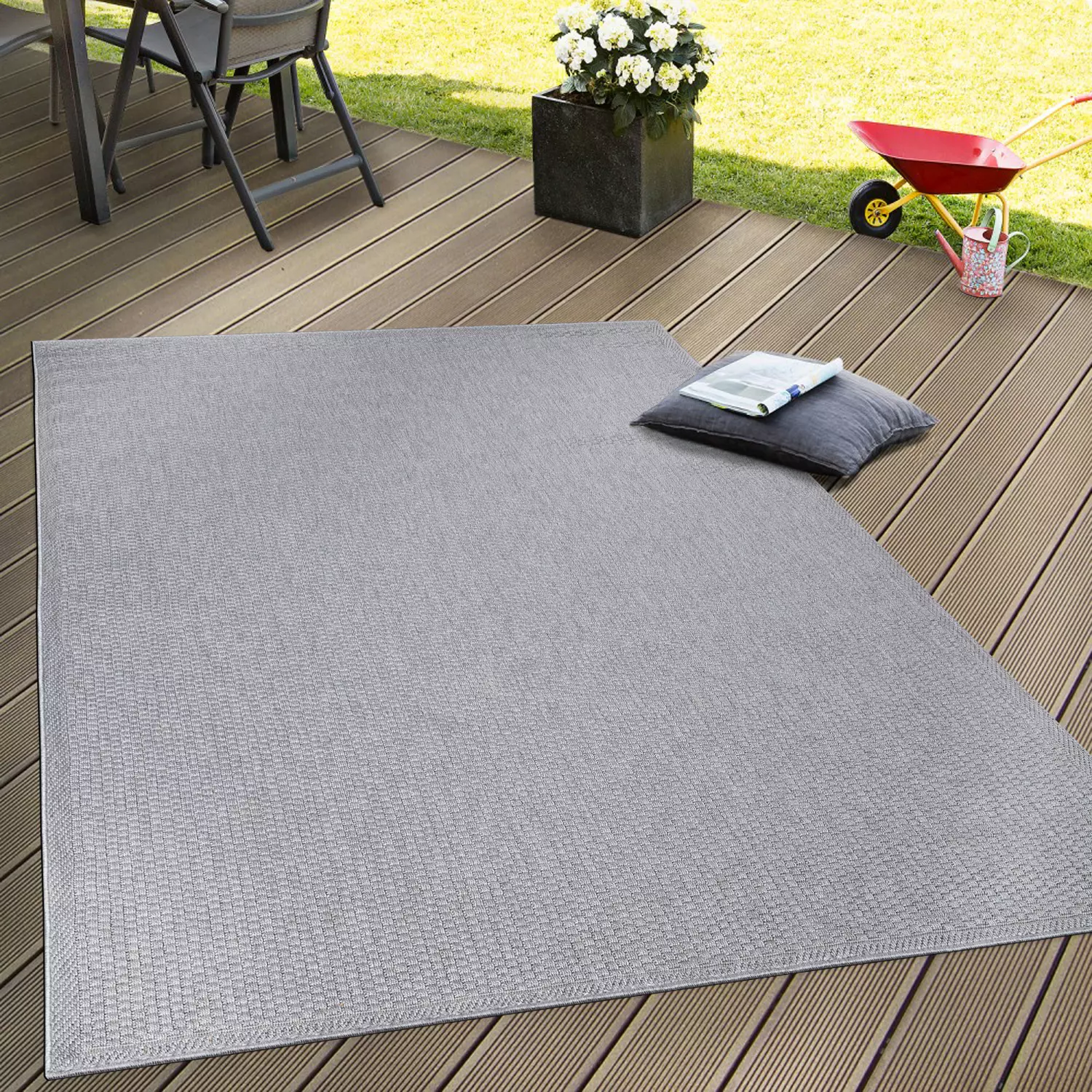 In- & Outdoor-Teppich Timba Grau 80x150 Cm