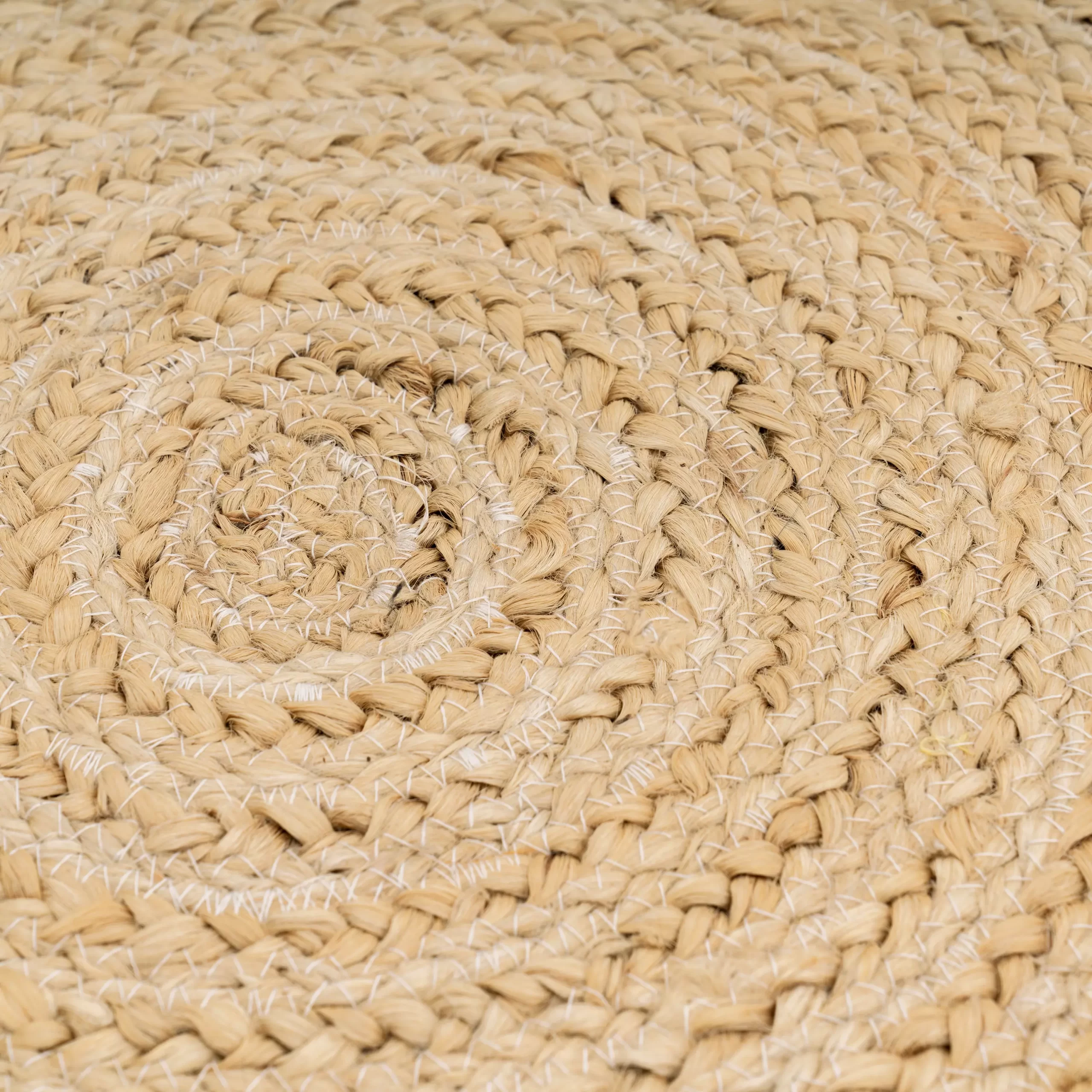 Jute-Teppich Vibora Elfenbein 200 Cm Rund – Bild 3