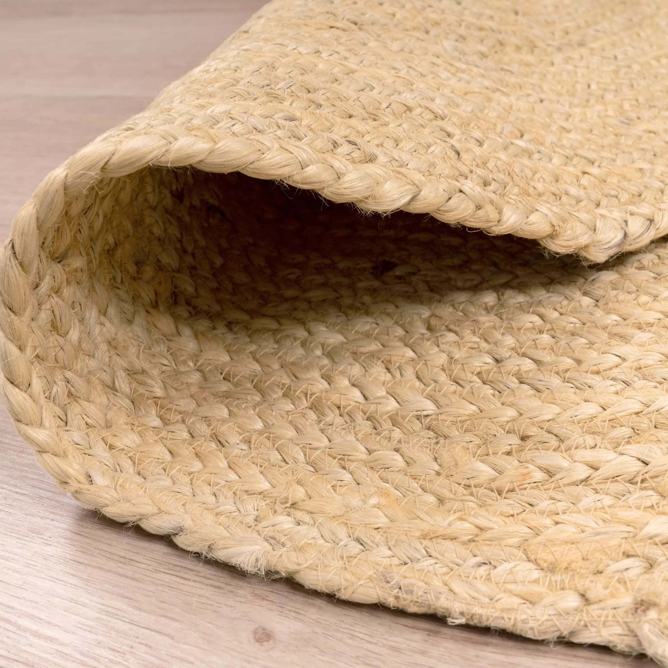 Jute-Teppich Vibora Elfenbein 200 Cm Rund – Bild 2