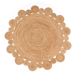 Jute-Teppich Vibora Beige 200 Cm Rund