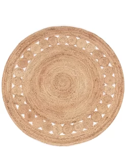 Jute-Teppich Vibora Beige 80 Cm Rund