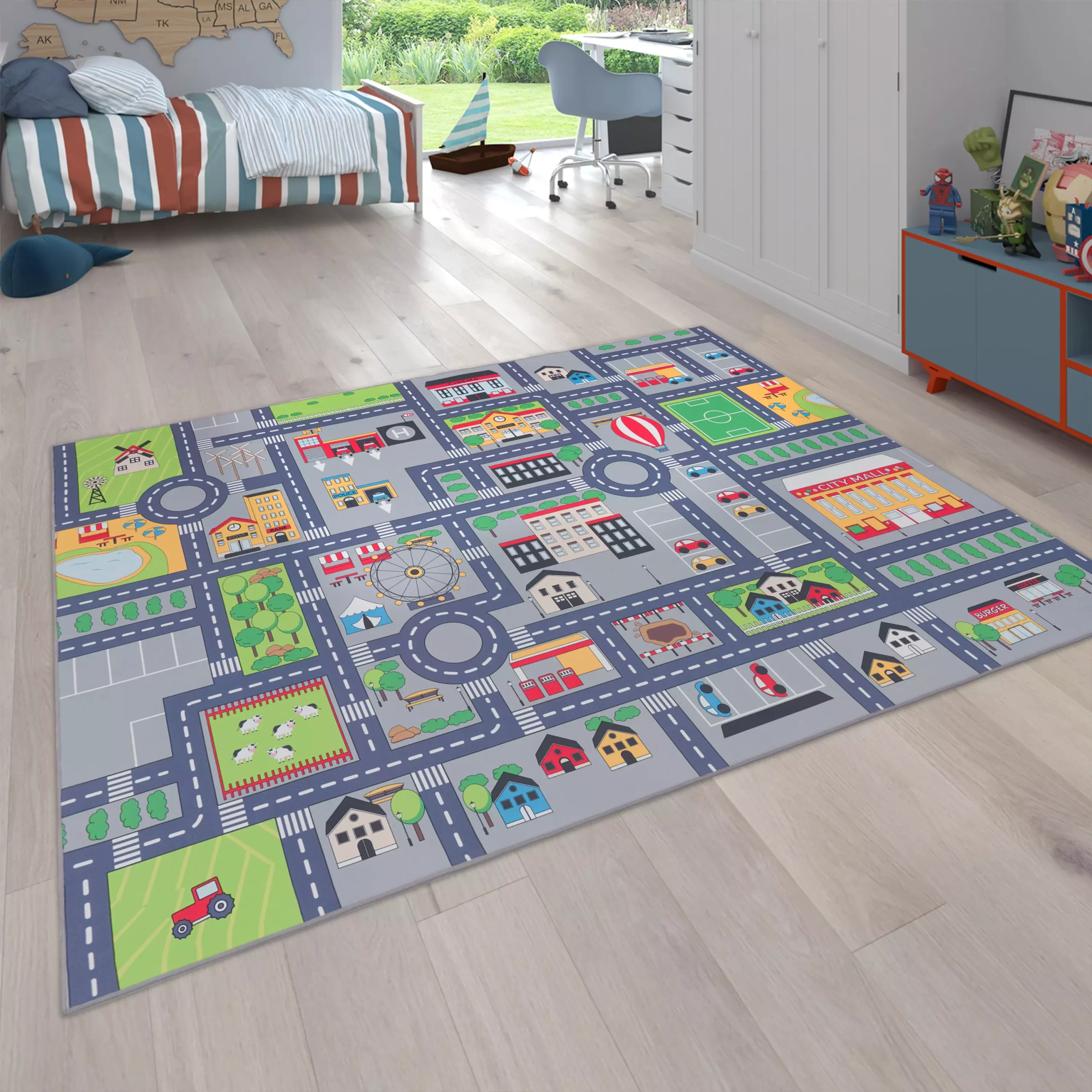 Kinderteppich Bini Grau 160x220 Cm – Bild 4