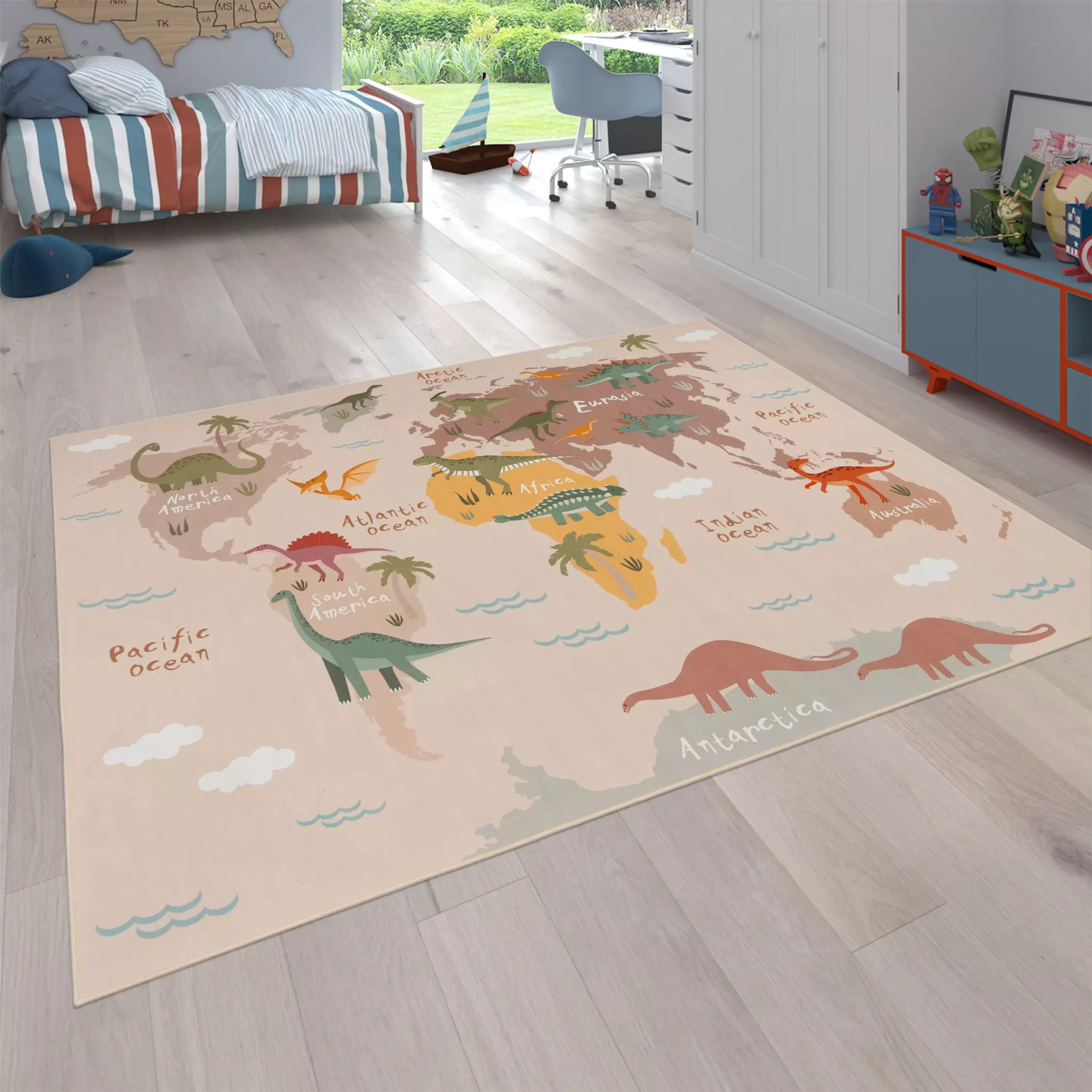 Kinderteppich Bini Beige 200 Cm Quadrat – Bild 2