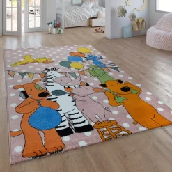 Kinderteppich Die Lieben Sieben Pink 80x150 Cm
