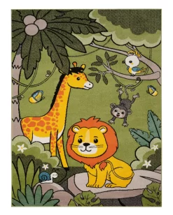 Kinderteppich Echo Grün 120x170 Cm