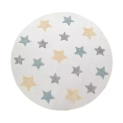 Kinderteppich In- & Outdoor Twitara Beige 200 Cm Rund